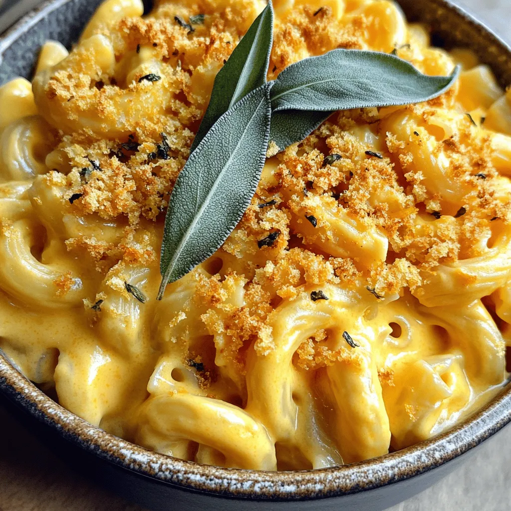 Butternut Squash Mac and Cheese with Sage Breadcrumbs