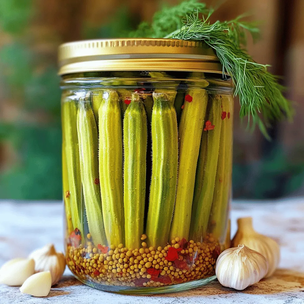 Spicy Pickled Okra Flavor-Packed and Easy Recipe