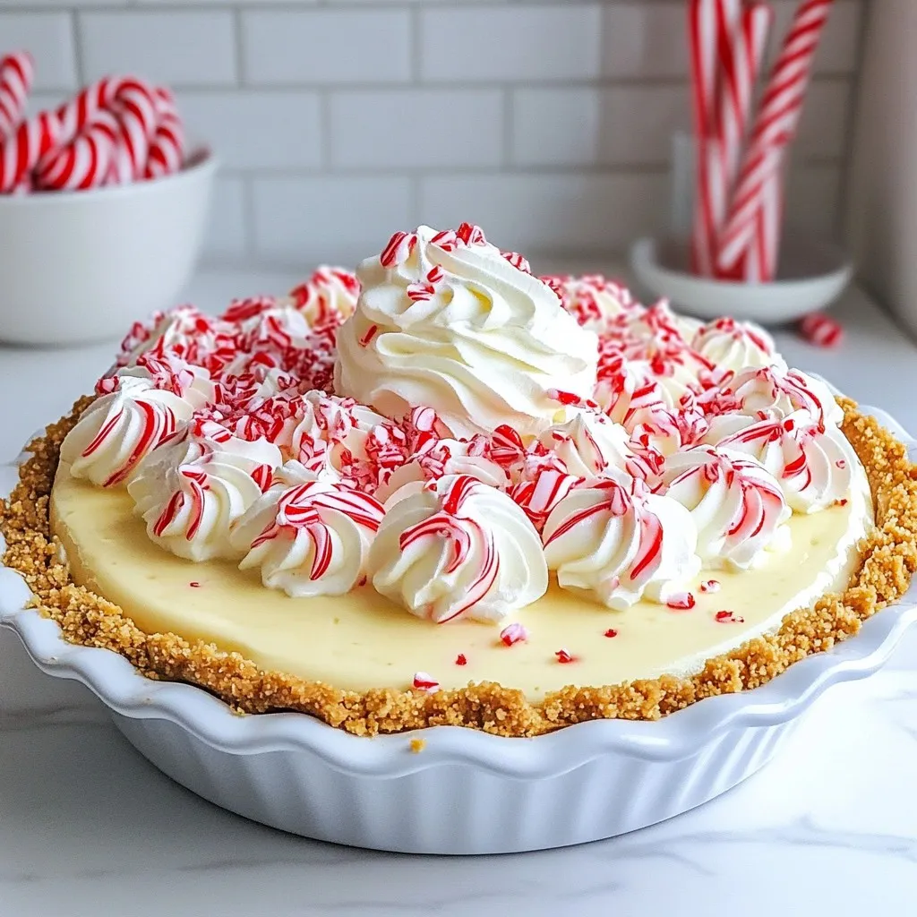 Easy Candy Cane Pie Delightful Holiday Dessert Recipe