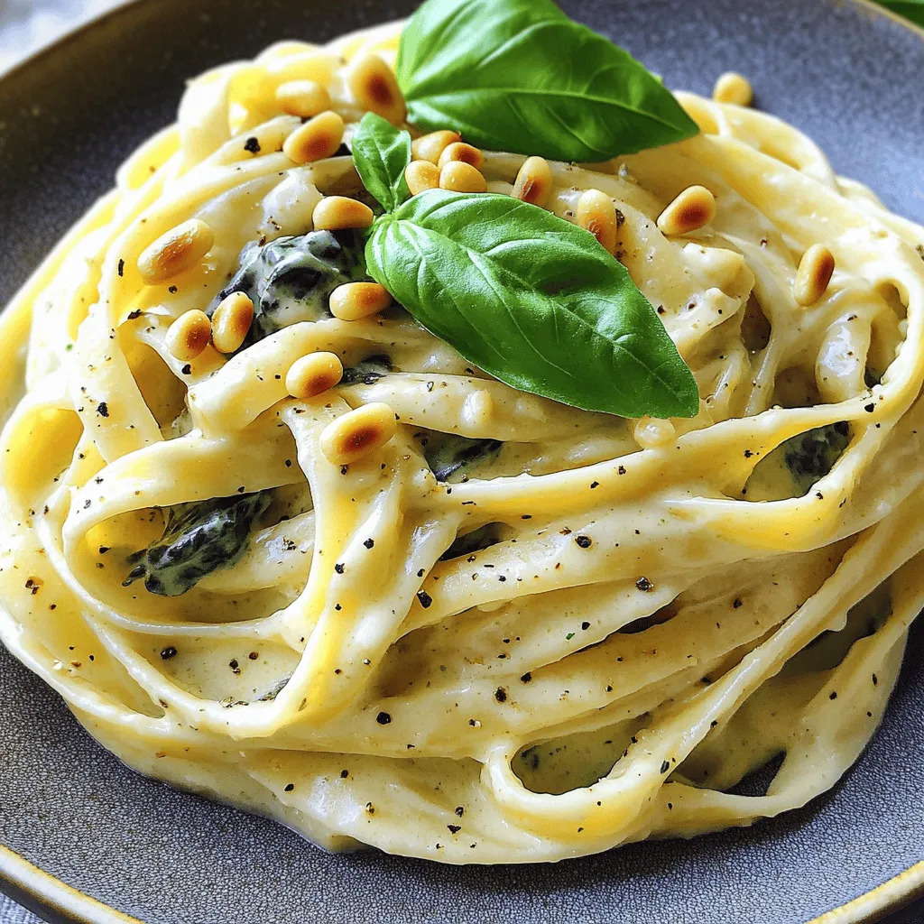 Savory Creamed Spinach Pasta Easy and Flavorful Dish