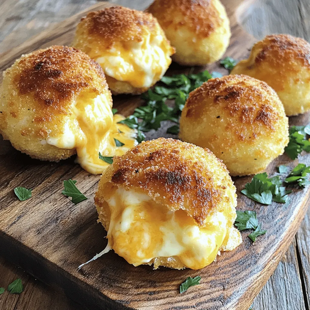 Cheesy Stuffed Cheese Balls Irresistible Party Snack