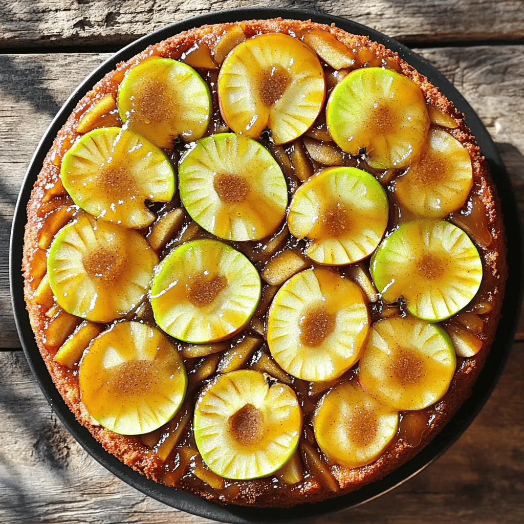Caramel Apple Upside-Down Cake Irresistible Treat