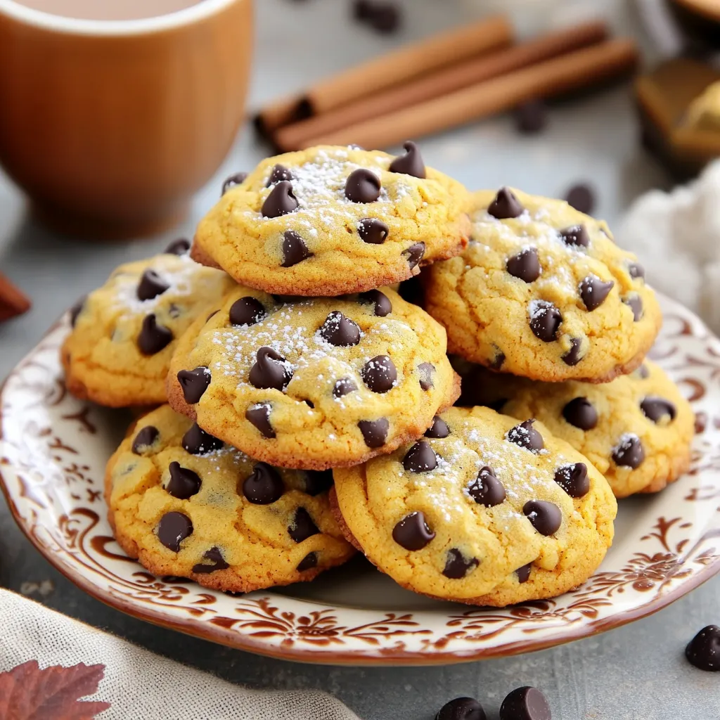 Pumpkin Chocolate Chip Cookies Delightful and Easy Treat