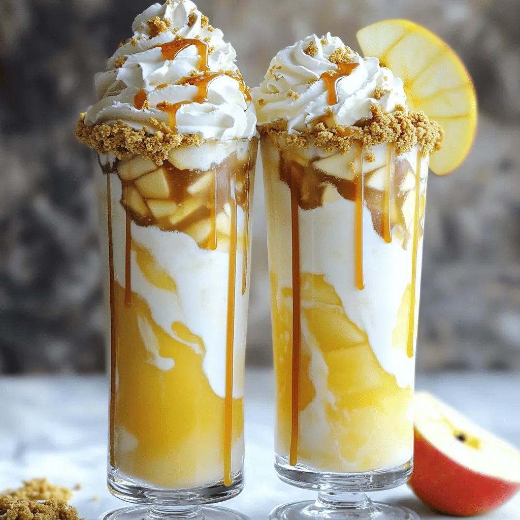 Caramel Apple Pie Milkshake Recipe Delightful Treat
