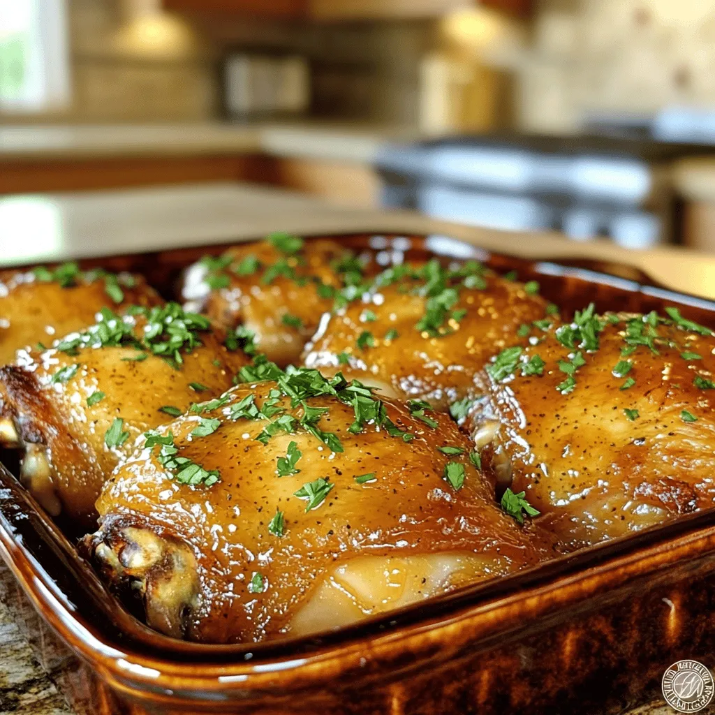 Honey Mustard Chicken Thighs Easy Flavorful Dinner