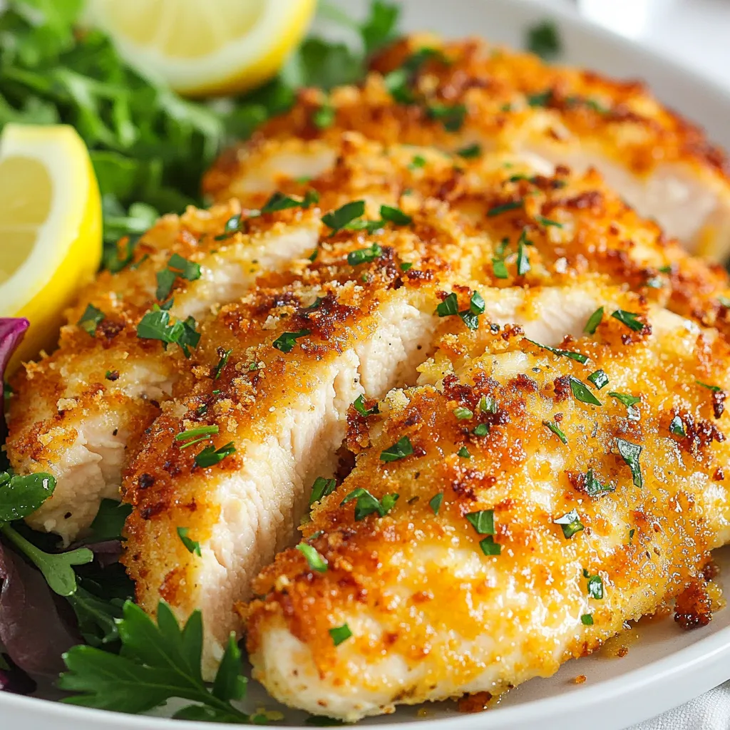 Air Fryer Parmesan Crusted Chicken Easy Delicious Meal