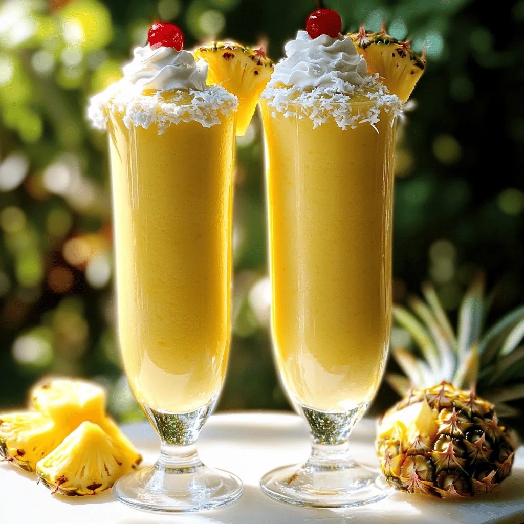 Pina Colada Milkshakes Recipe Creamy Tropical Delight