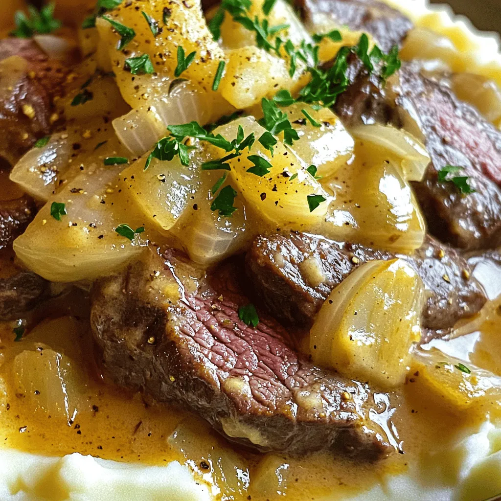 Creamy Garlic Beef Savory and Flavorful Dinner Delight