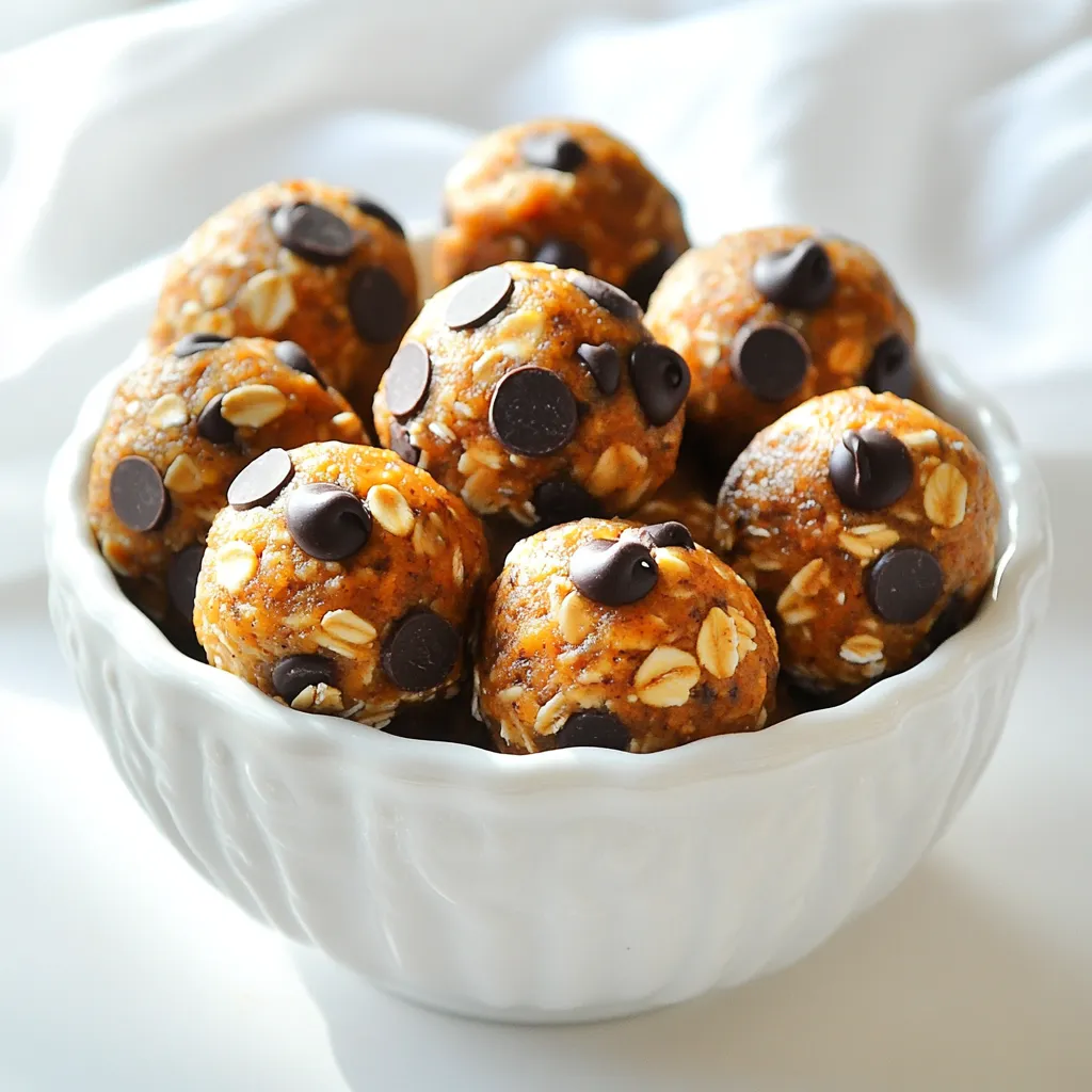 No Bake Pumpkin Energy Balls Simple and Tasty Treat