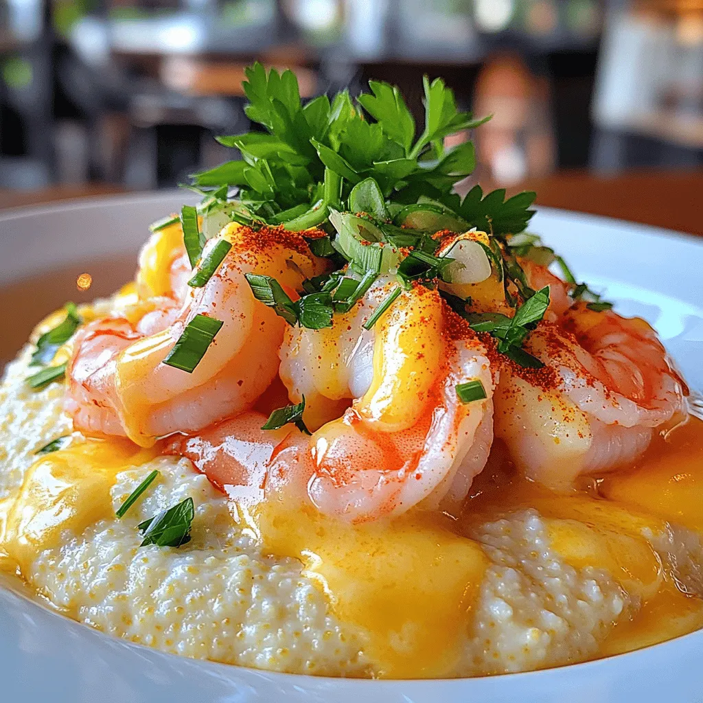 Garlic Butter Shrimp and Grits Flavorful Southern Dish