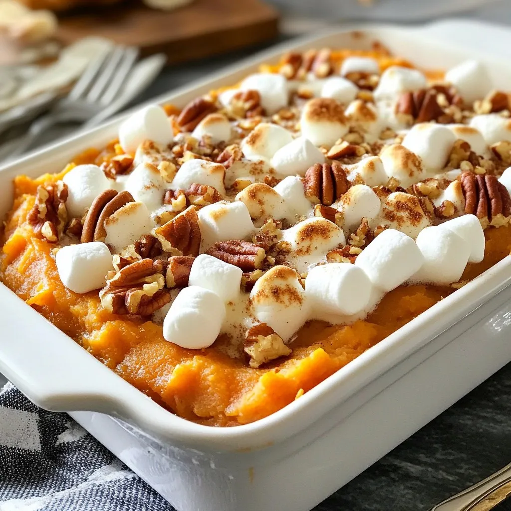 Southern Maple Sweet Potato Casserole Delightful Dish
