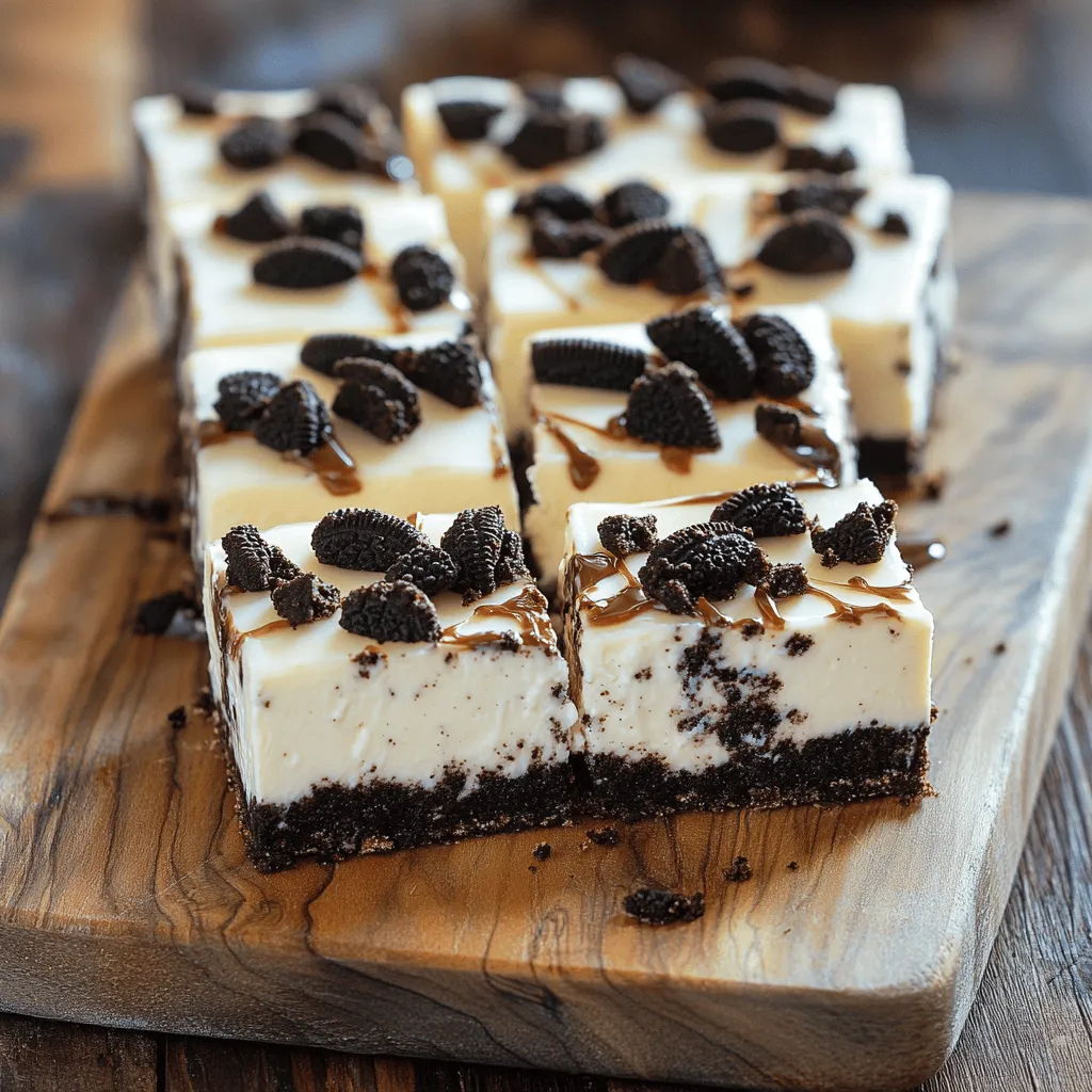 No-Bake Oreo Cheesecake Bars Quick and Easy Delight