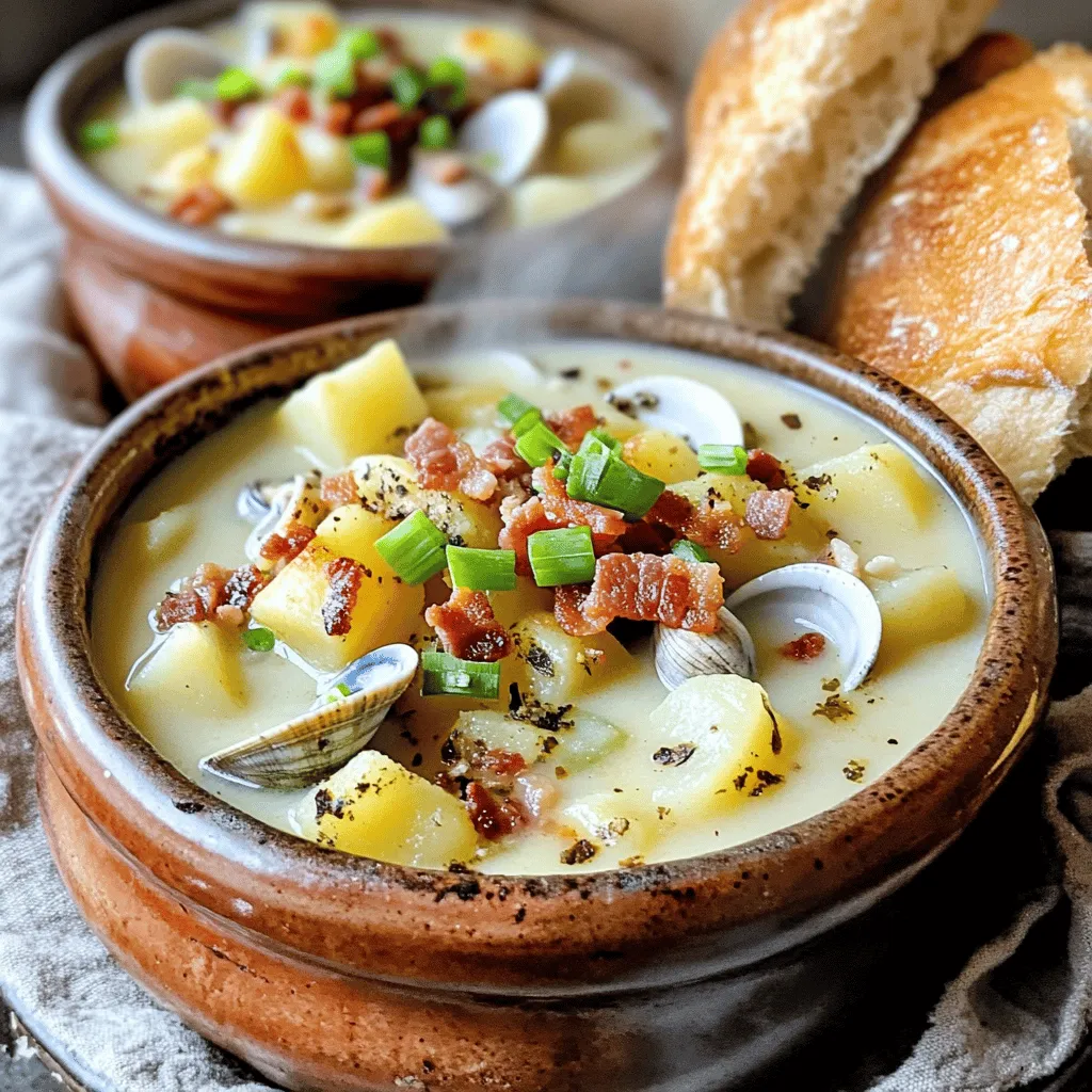 Creamy New England Clam Chowder Delight: A Comfort Food Classic