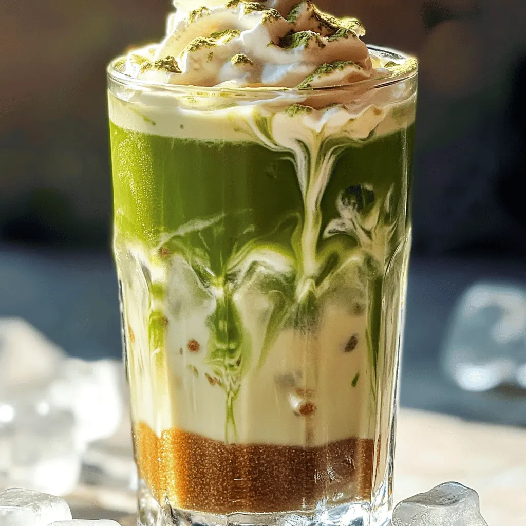 Iced Brown Sugar Matcha Latte Recipe Easy and Tasty