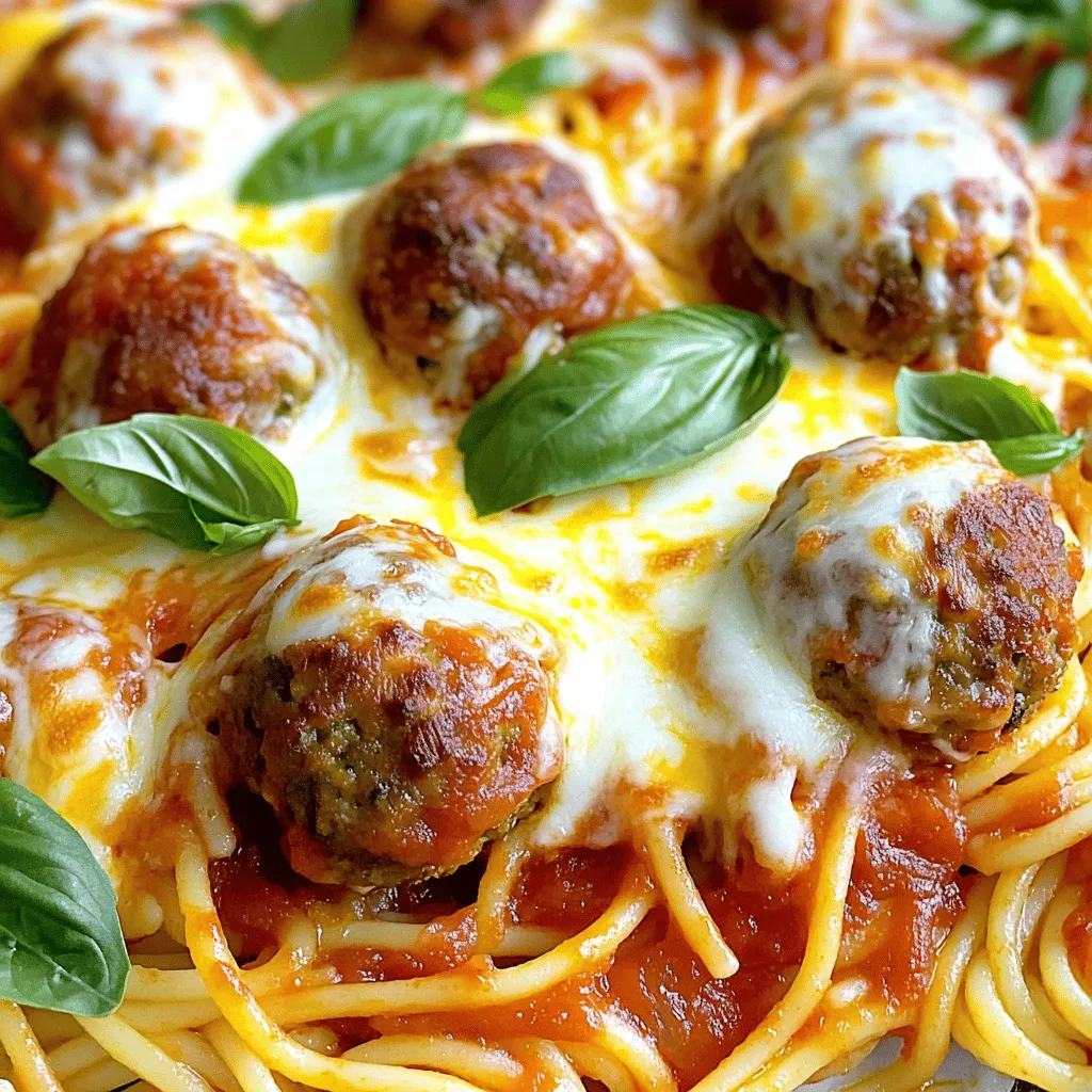 Baked Spaghetti and Meatballs Simple Comfort Dish