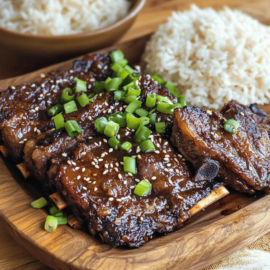 Caramelized Slow Roast Asian Beef Short Rib Delight