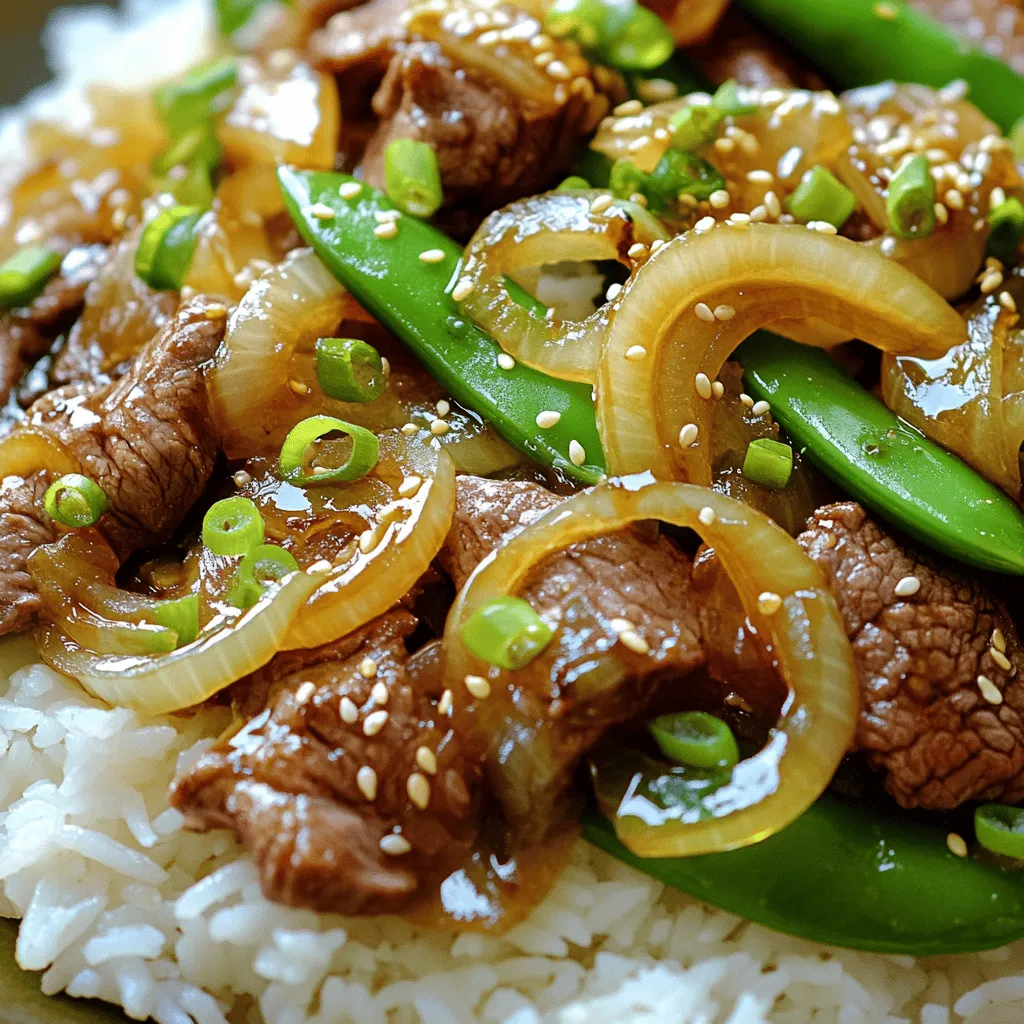 Chinese Beef and Onion Stir-Fry Delicious Weeknight Meal