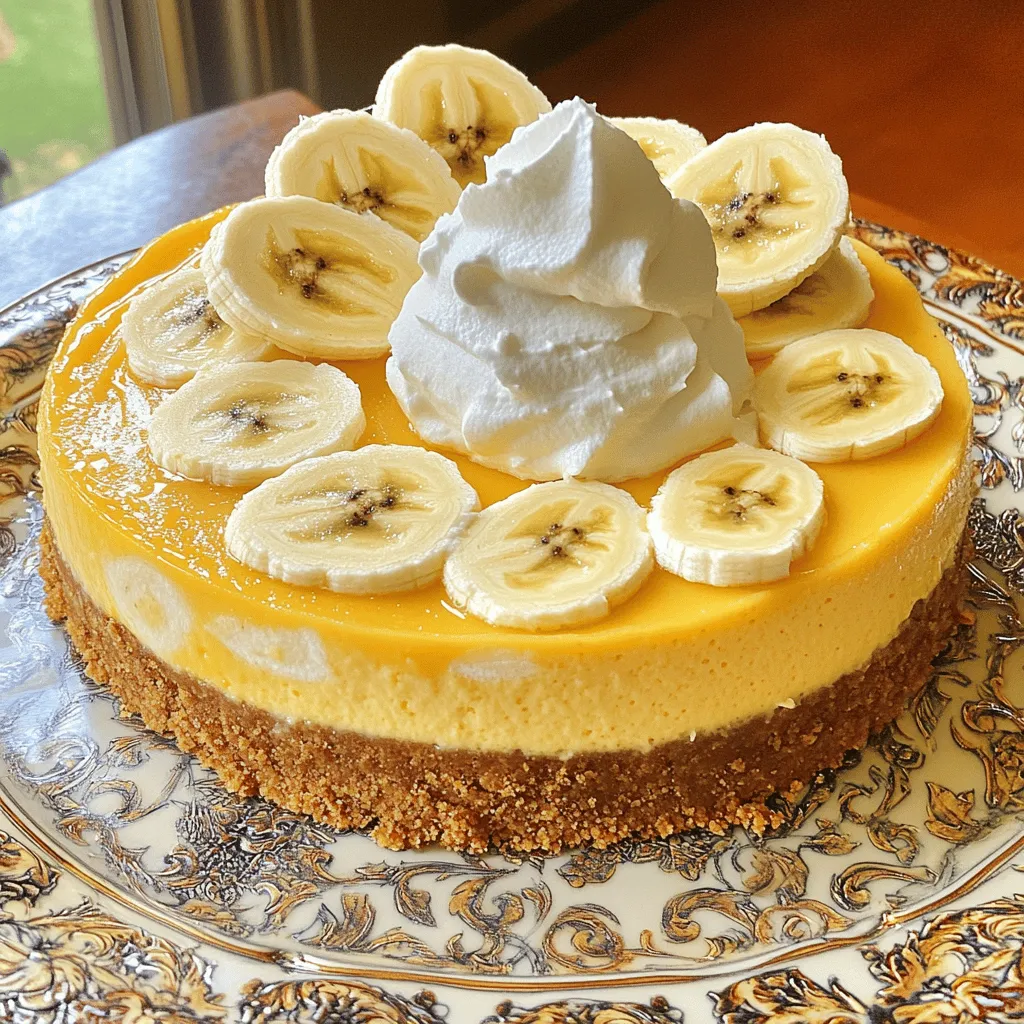 Banana Cheesecake is a Delightfully Creamy Treat