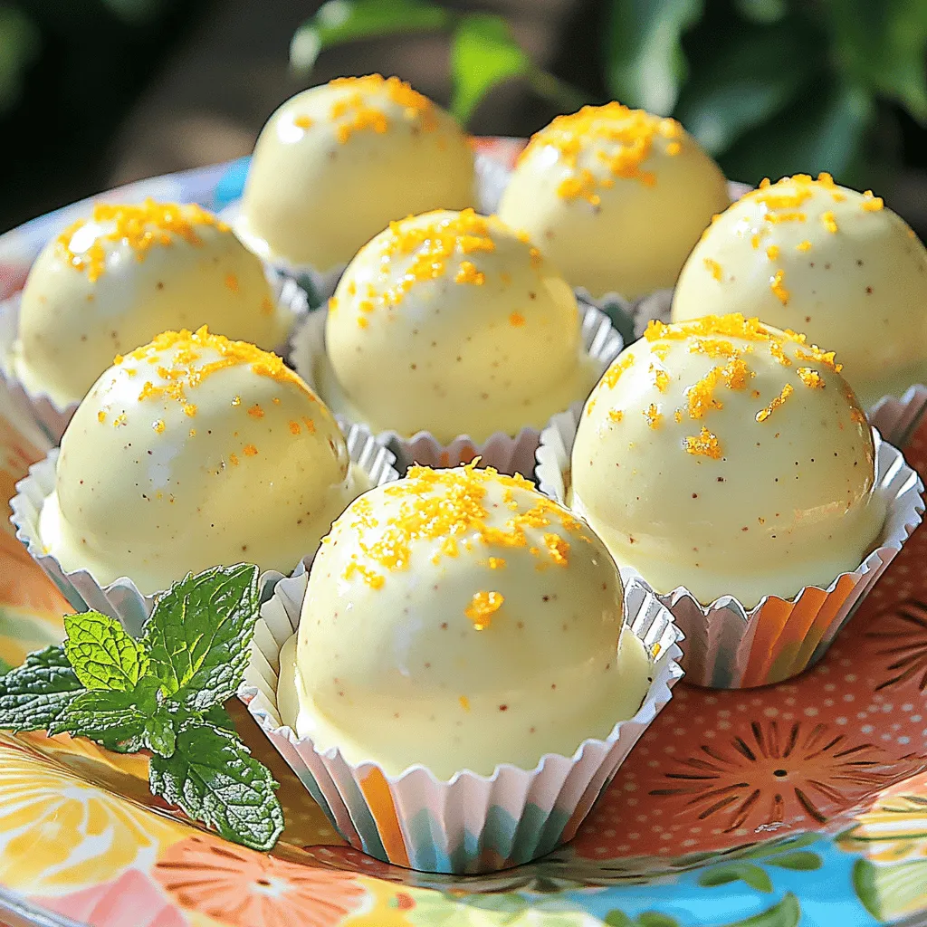 The key to making no bake orange creamsicle truffles is simple ingredients. Here’s what you need: