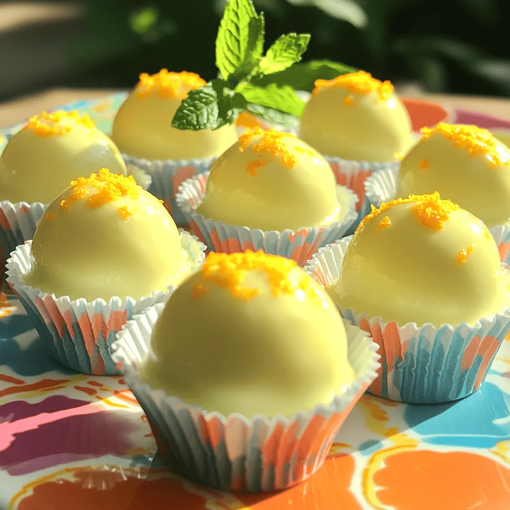 No Bake Orange Creamsicle Truffles Quick and Easy Recipe