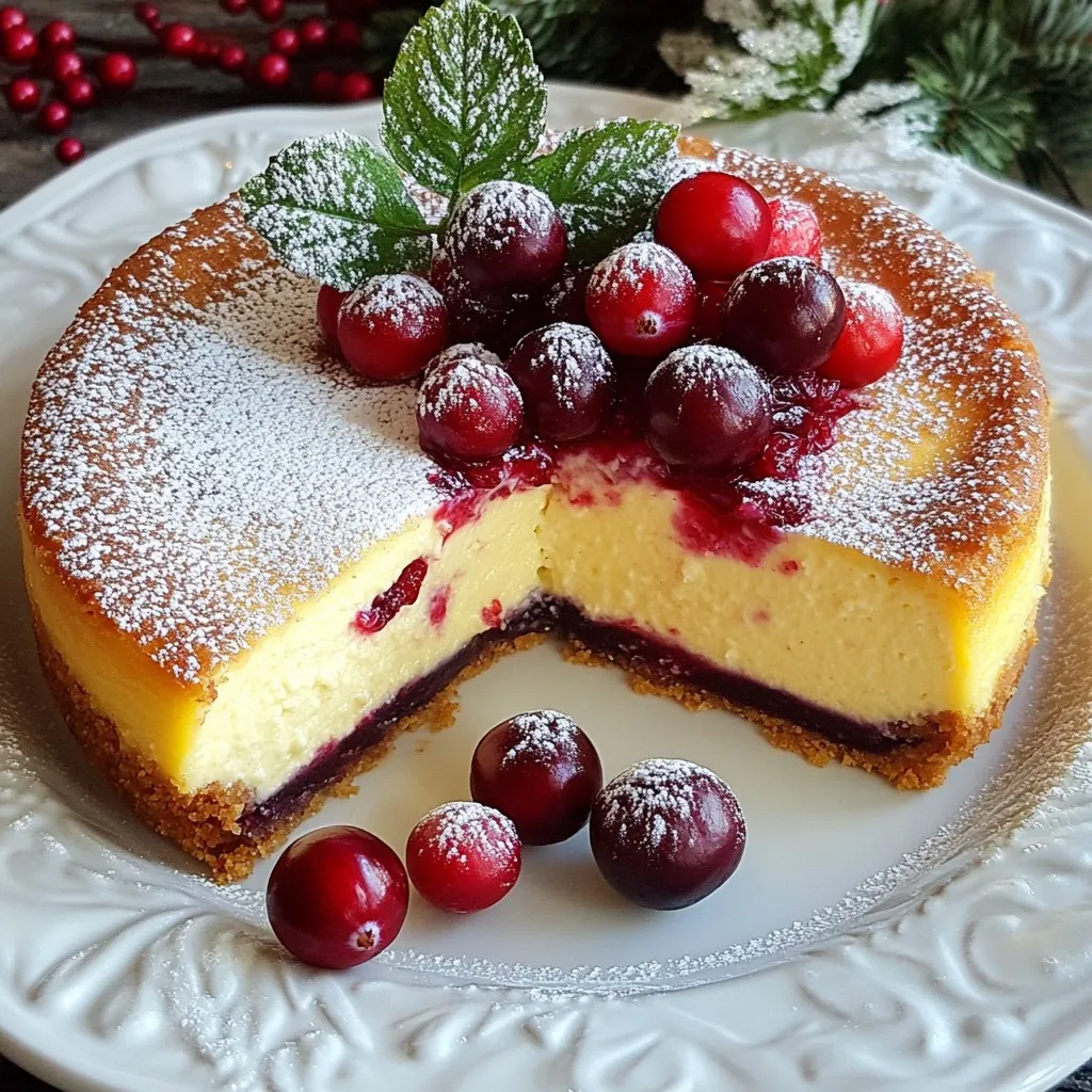 Christmas Cranberry Cheesecake Festive and Tasty Treat