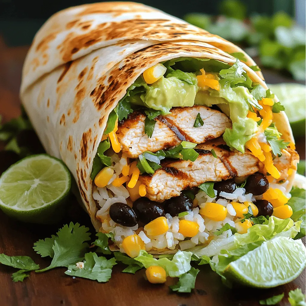 Chipotle Ranch Grilled Chicken Burrito Recipe Delight