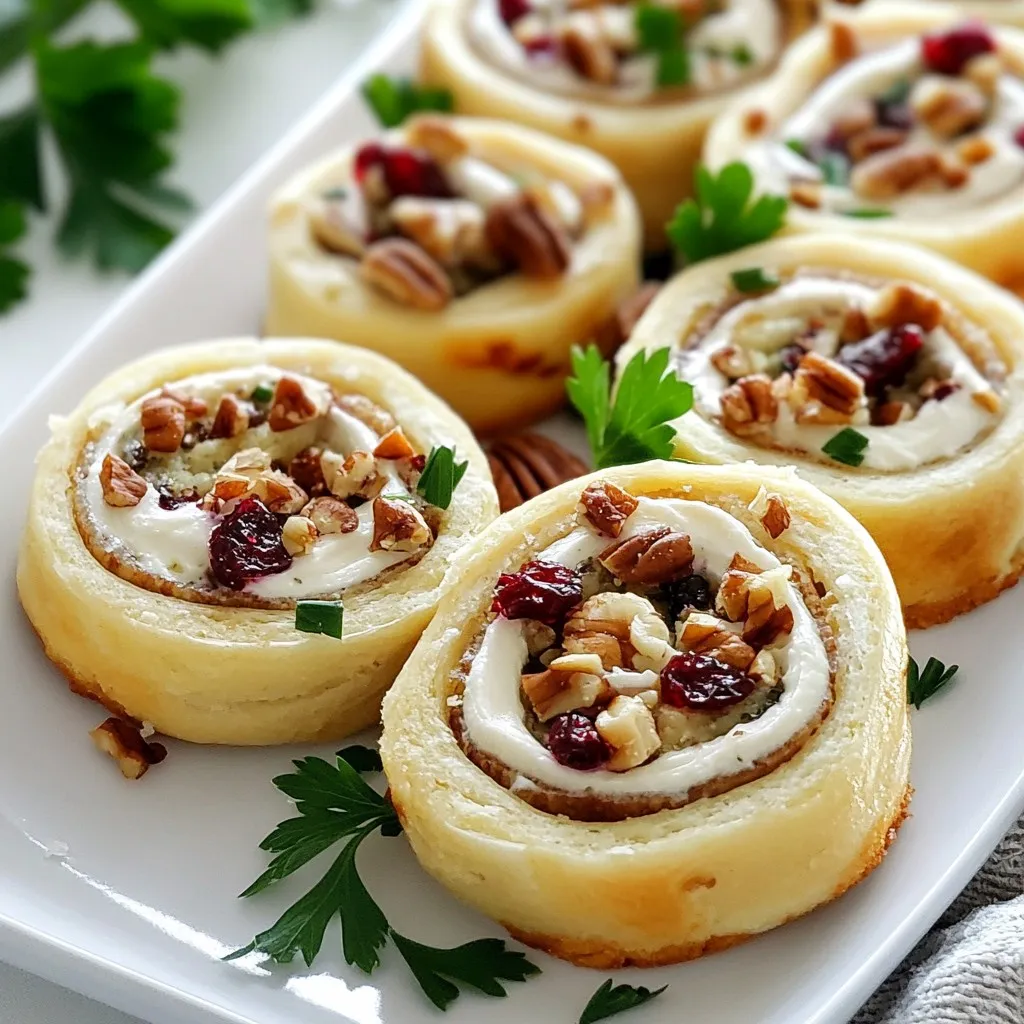 Christmas Cranberry Pinwheels Delightful Holiday Treat