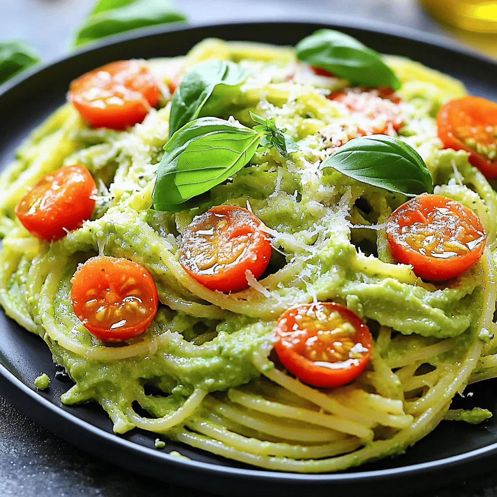 Creamy Avocado Pasta Flavorful and Simple Recipe