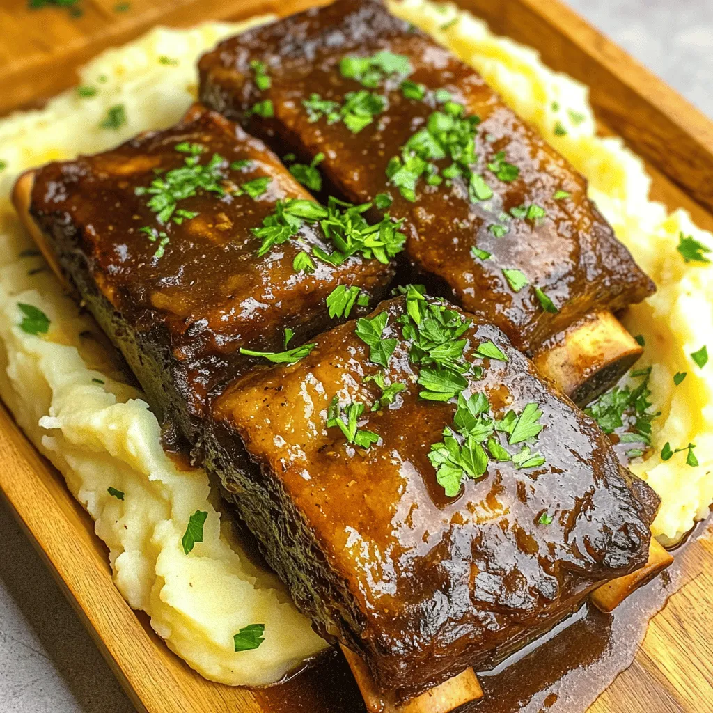 Succulent Short Ribs Slow-Cooked in Cola Delight