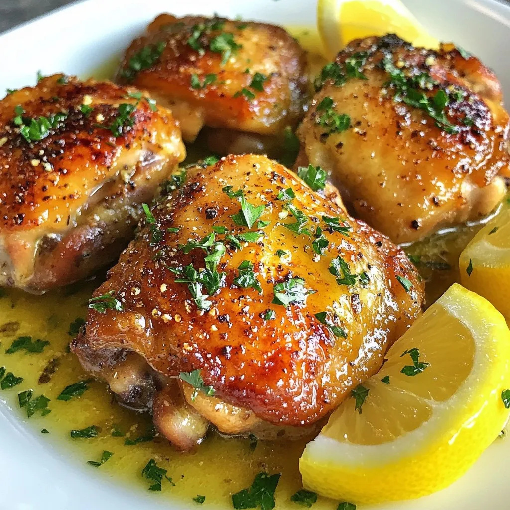 Garlic Butter Pan-Seared Chicken Thighs Flavor Boost