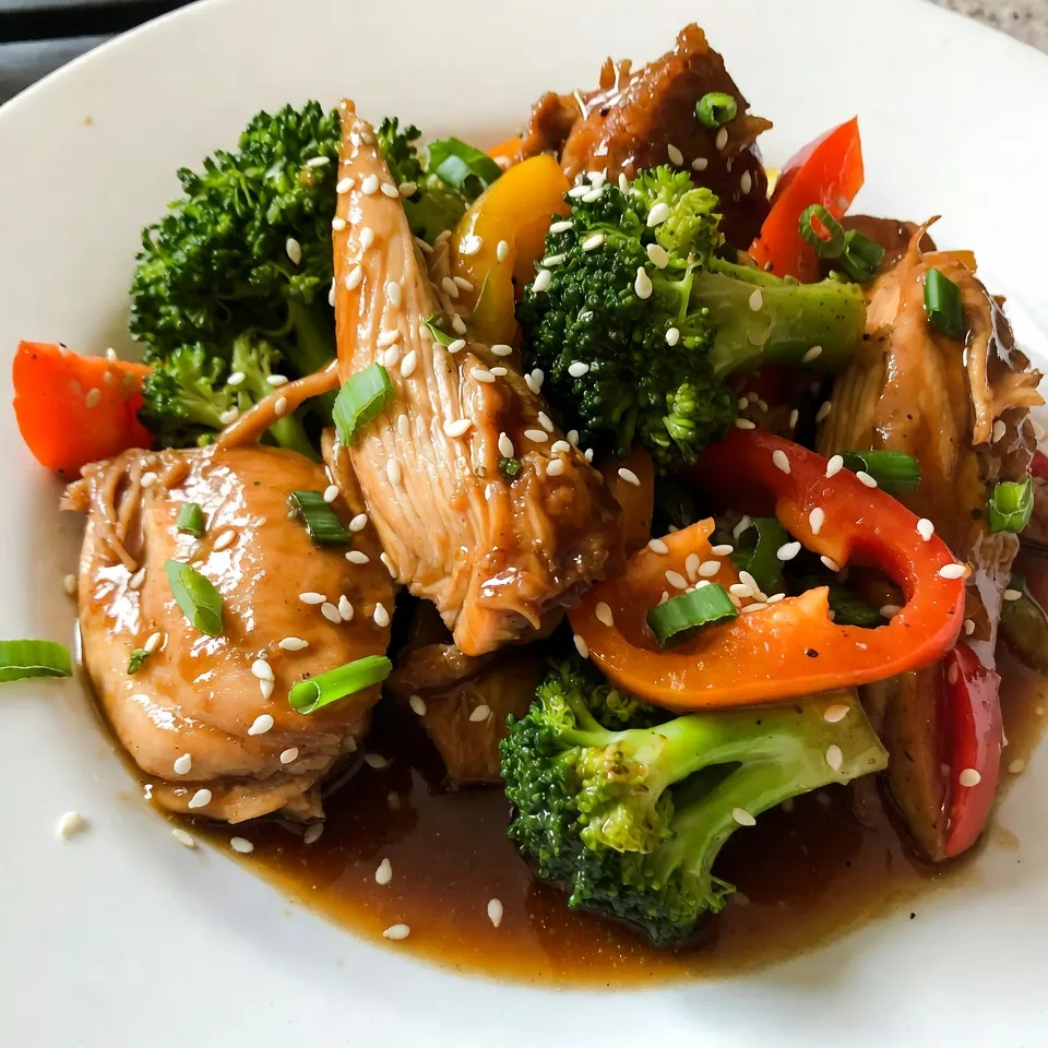 Slow Cooker Honey Garlic Chicken Easy Family Meal
