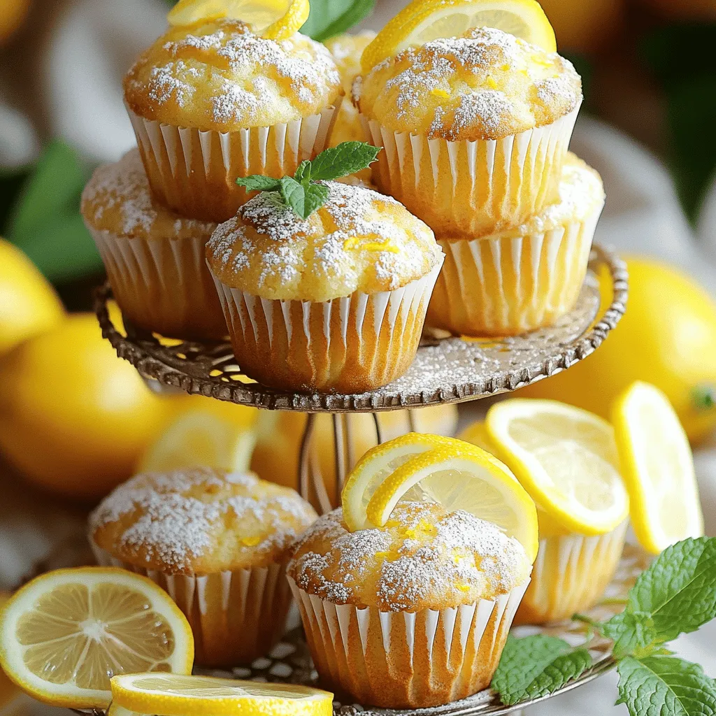 To make these tasty lemon cream cheese muffins, you need some key items. Here is the list: