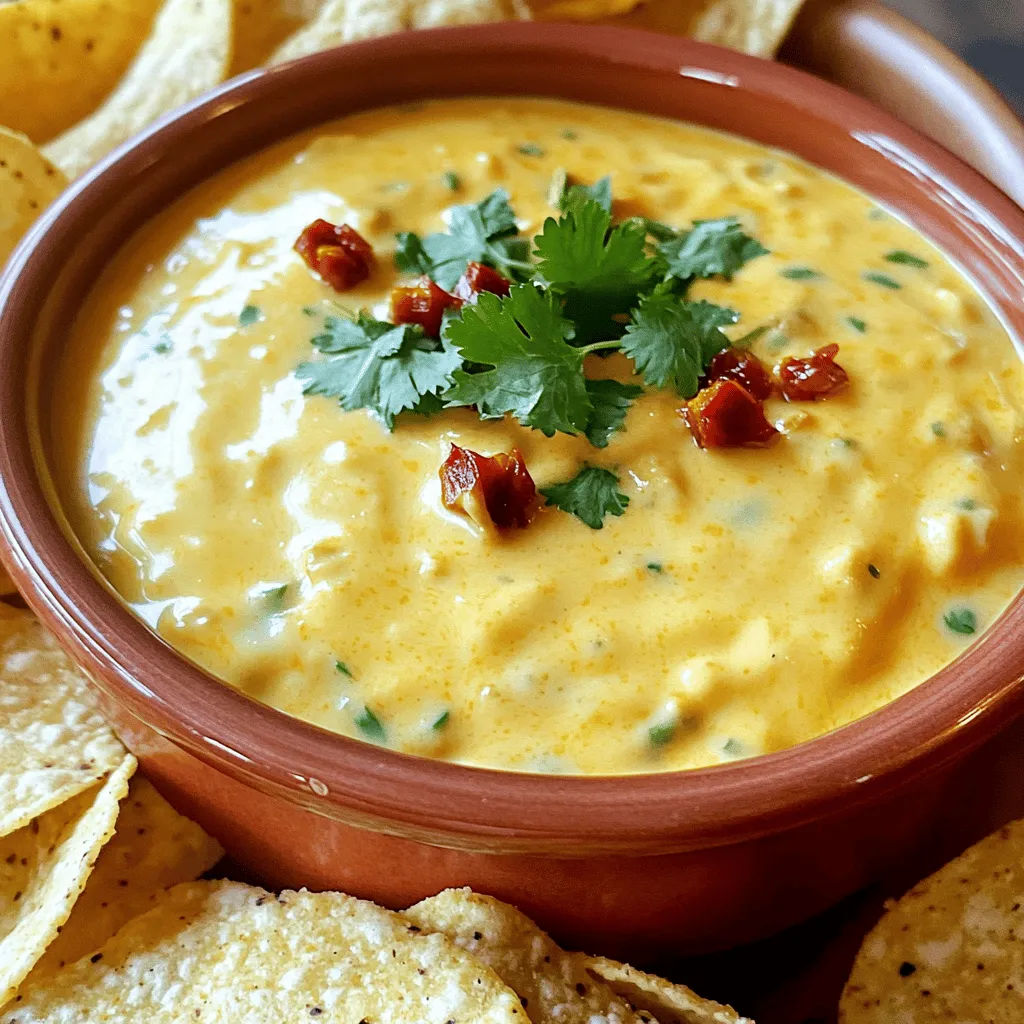 Smoky Hatch Chile Queso Delightfully Creamy Dip