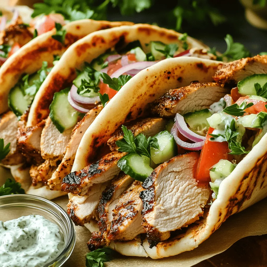 Greek Chicken Gyros Flavorful and Easy Recipe Guide