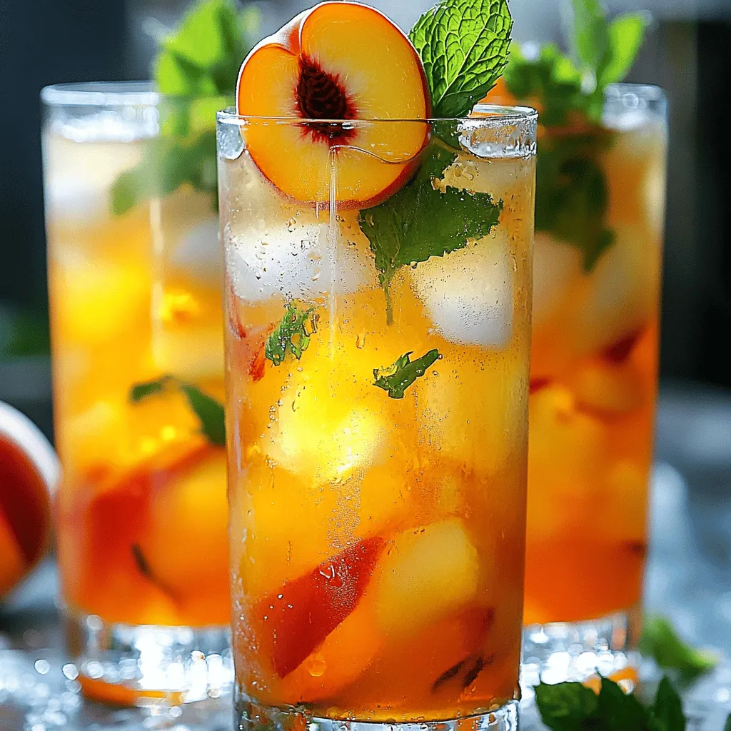 Sweet Southern Peach Tea Recipe