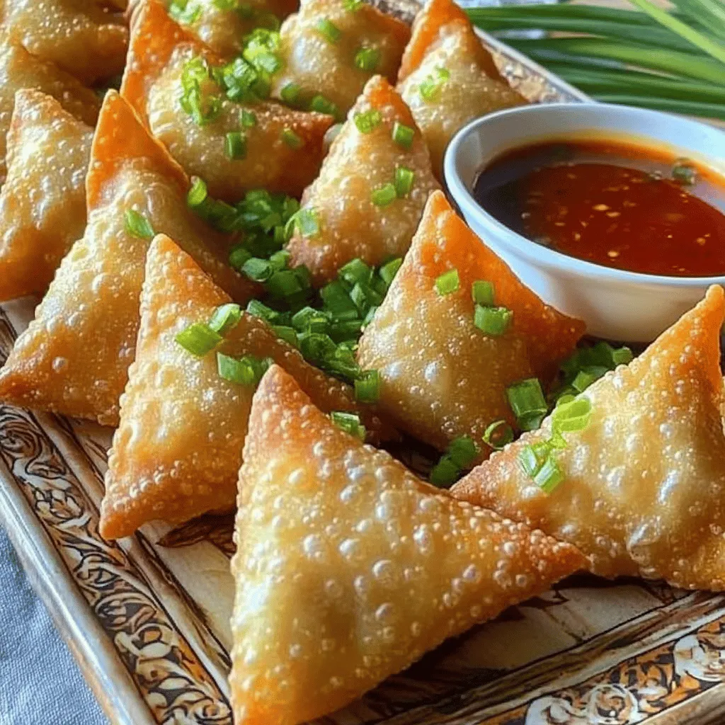 To make cream cheese wontons, you need a few key ingredients.