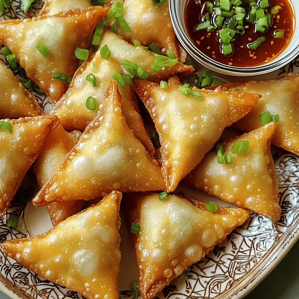 Cream Cheese Wontons Crispy and Flavorful Appetizer
