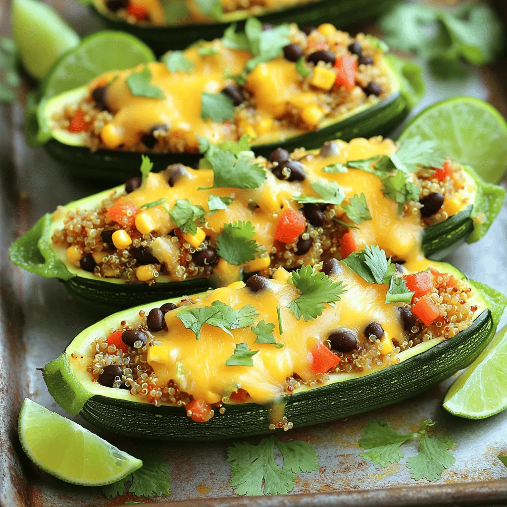Southwest Zucchini Boats Flavorful and Healthy Dish