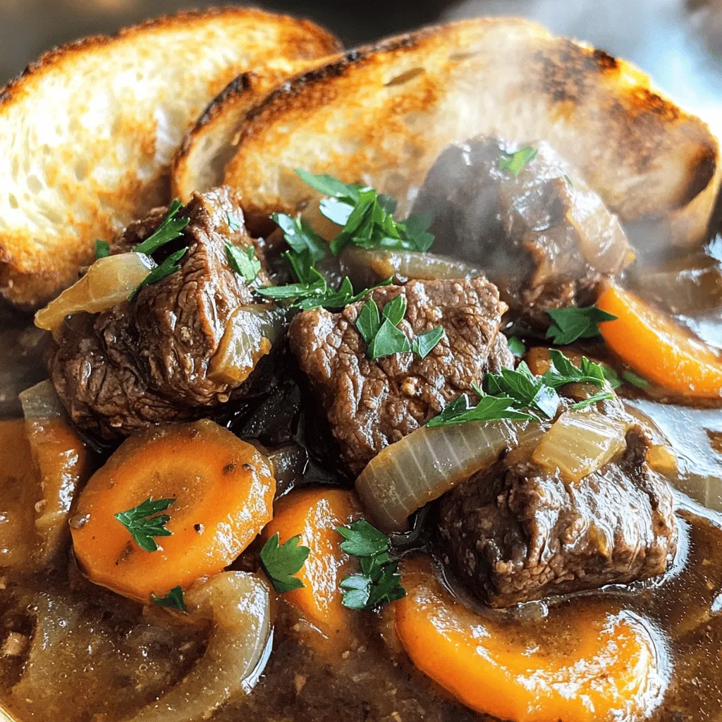 Savory Beef Carbonnade Stew Hearty and Flavorful Dish
