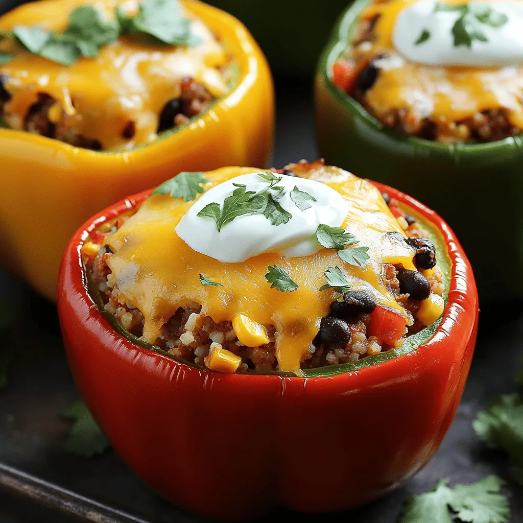 Taco Stuffed Bell Peppers Flavorful and Easy Recipe