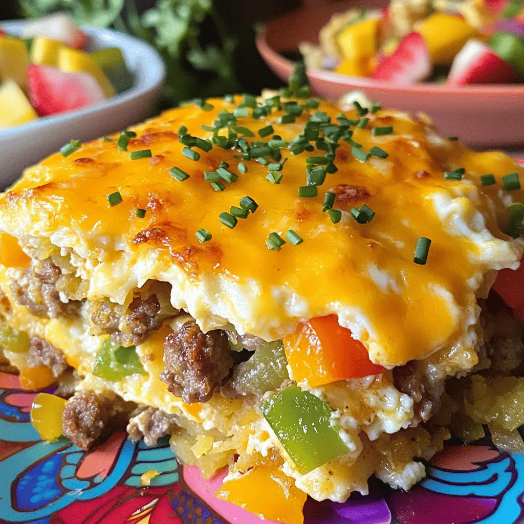 The Easy Sausage and Egg Casserole is a simple dish. It blends eggs, sausage, and veggies. This dish is filling and perfect for breakfast or brunch.