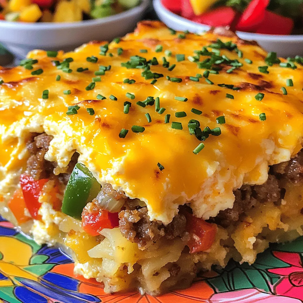 Easy Sausage and Egg Casserole Quick and Tasty Meal