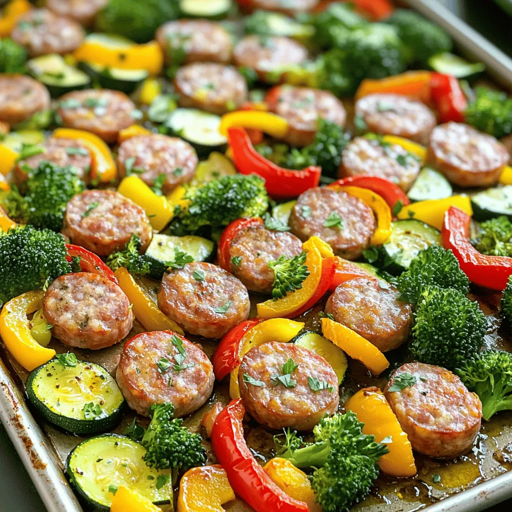 Sheet Pan Sausage and Veggies Simple Family Meal
