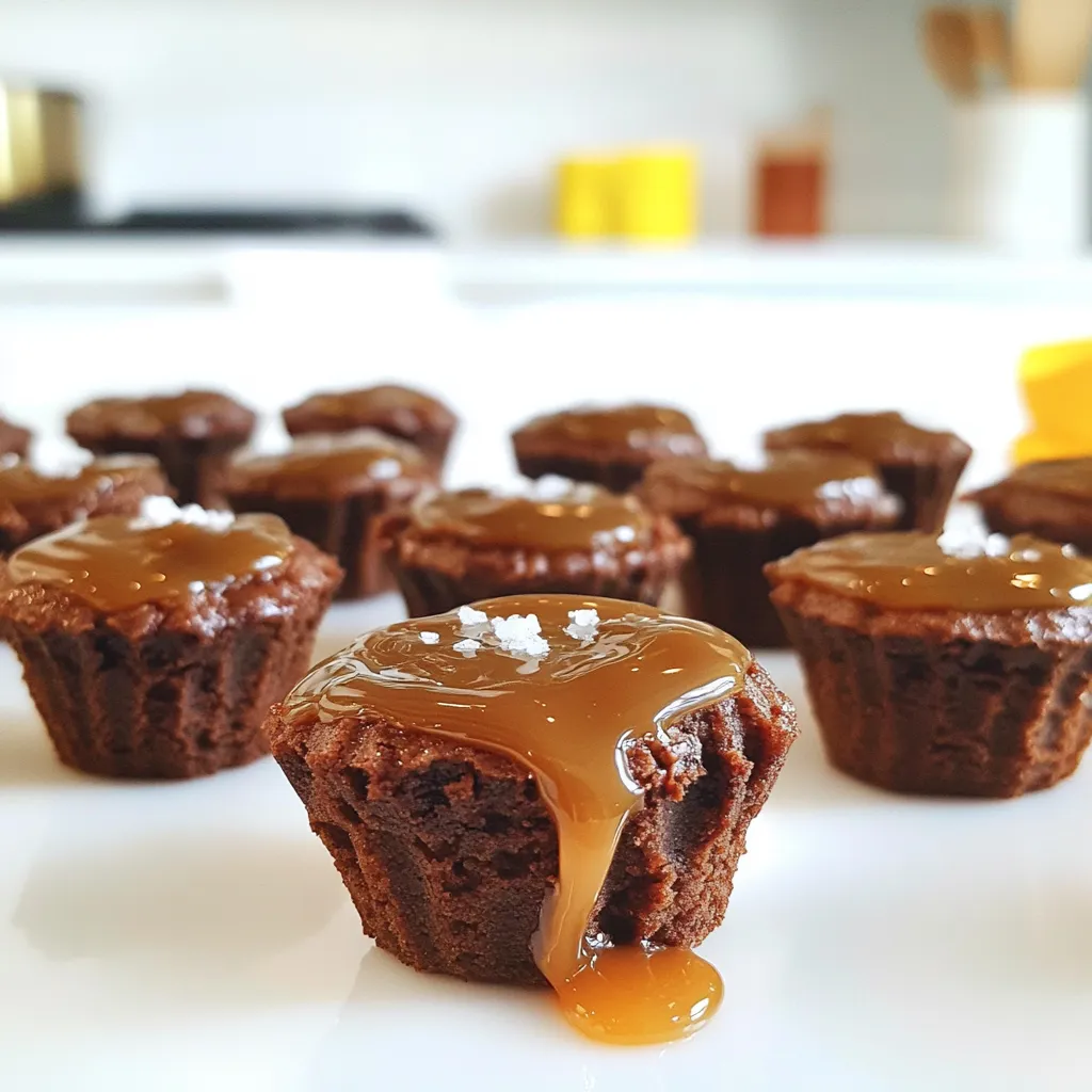 Salted Caramel Brownie Bites Tasty and Simple Treat