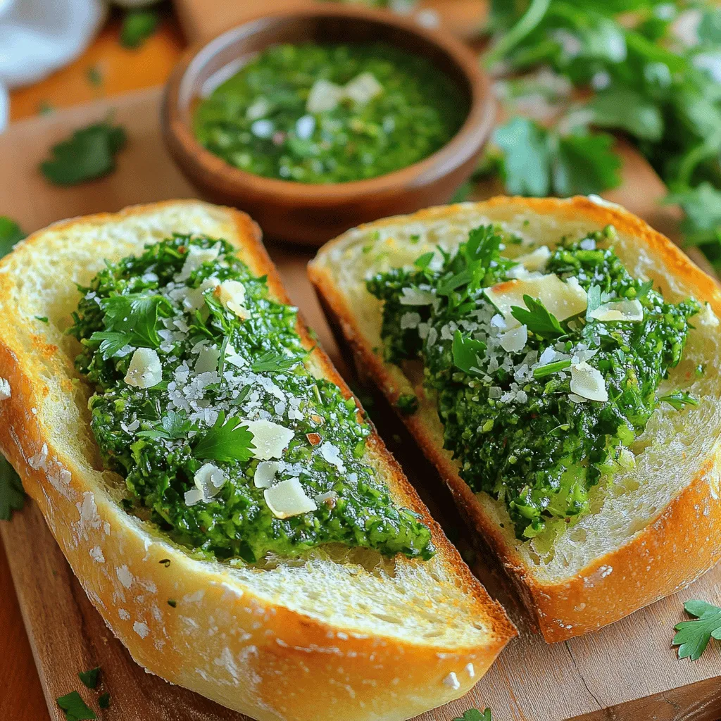 Chimichurri Garlic Bread Flavorful and Easy Recipe