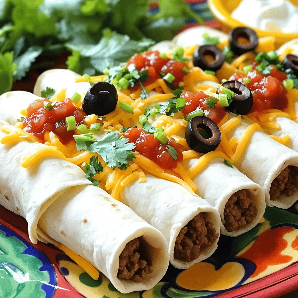 Taco Tortilla Roll Ups Easy and Flavorful Snack