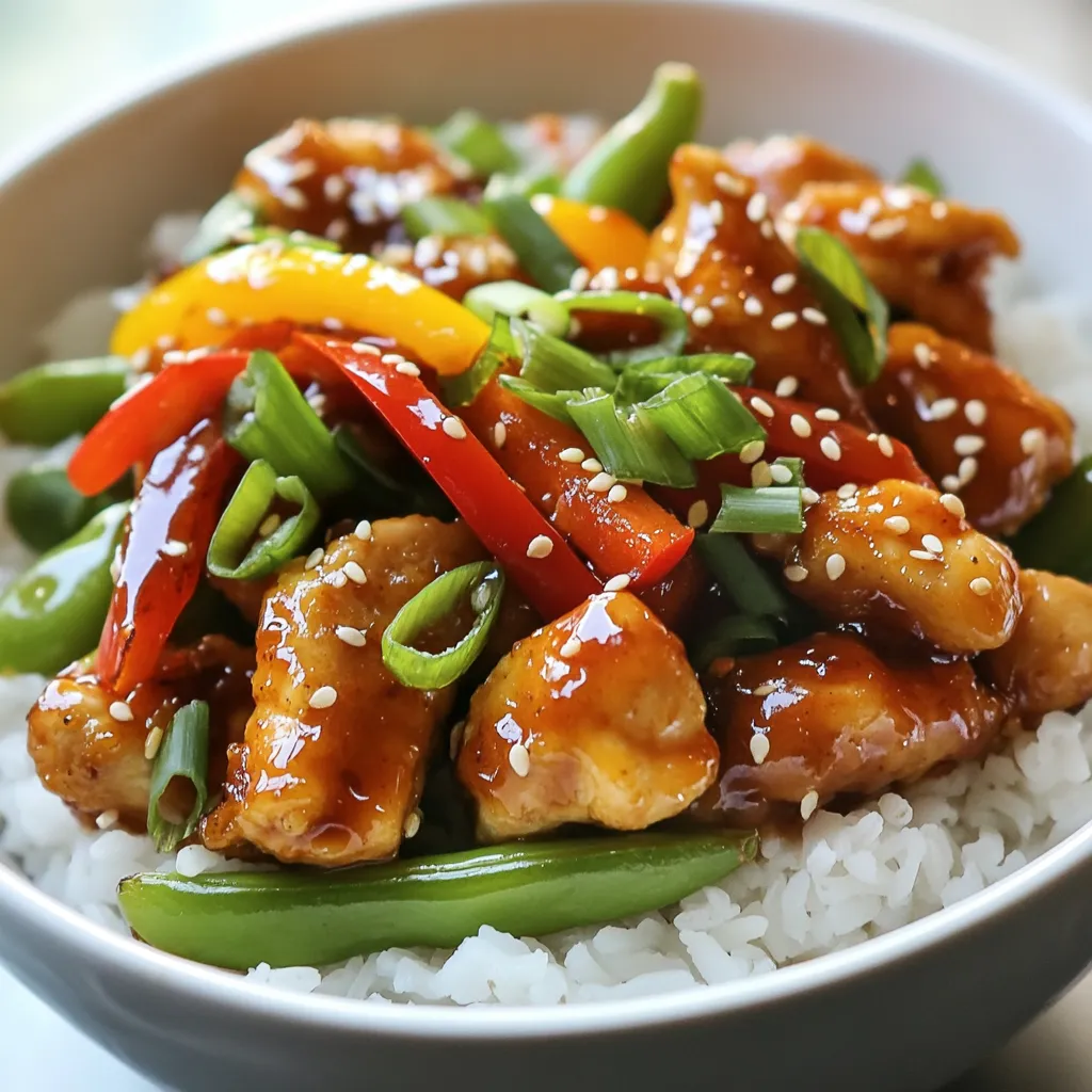 Savory Sesame Chicken Dinner Quick and Easy Recipe