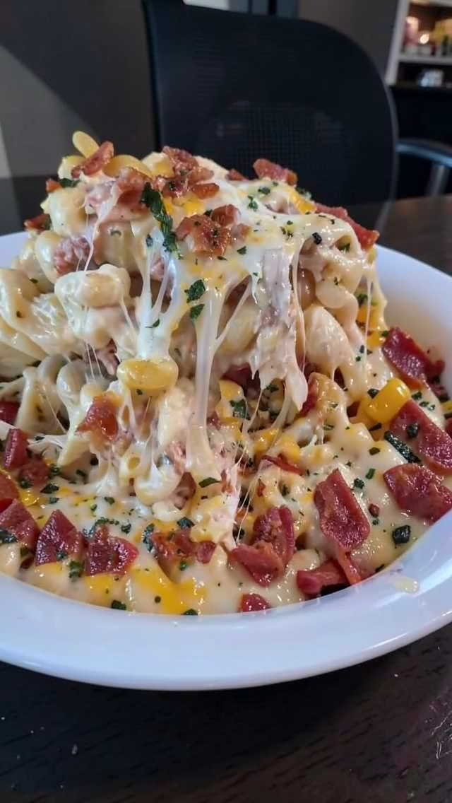 Easy Chicken Bacon Ranch Pasta Bake For Family Dinner