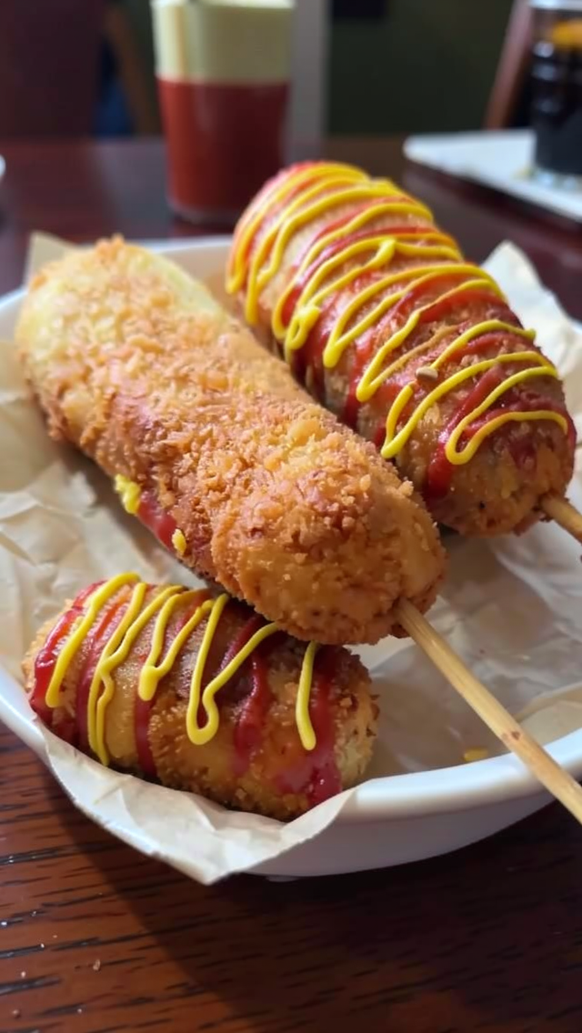 Delicious Cheesy Potato Corndog Recipe - Easy & Homemade