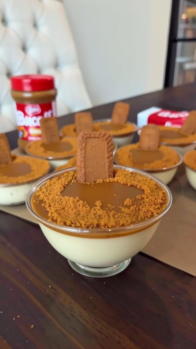 Easy Biscoff Cheesecake Cups - Creamy Dessert Delight